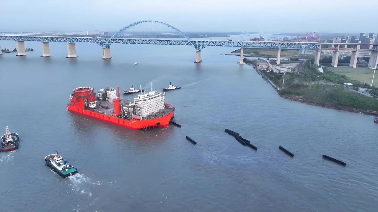 全球最大！國瑞科技助力“正力3500”海上風電安裝平臺下水！